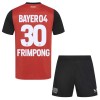 Maglia ufficiale Bayer 04 Leverkusen Jeremie Frimpong 30 Casa 2024-25 per Bambino